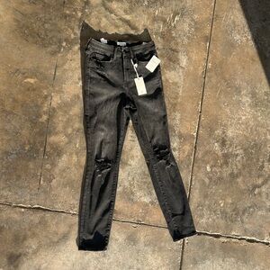 Good American Black Skinny Jeans